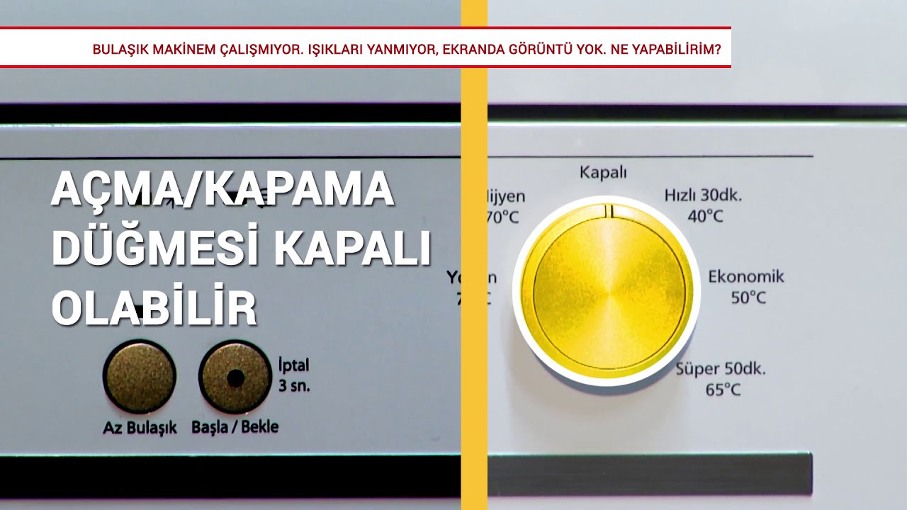 Vestel Bulaşık Makinem Çalışmıyor, Ne Yapmalıyım?