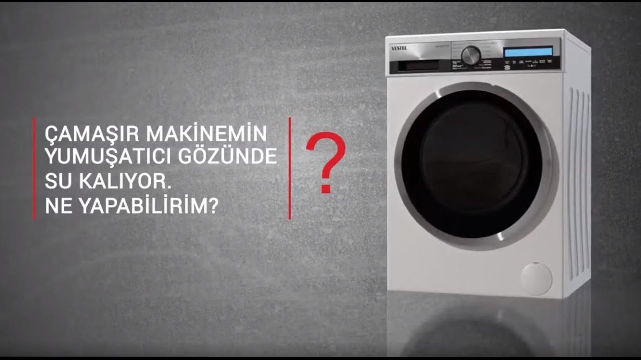 Çamaşır Makinemin Yumuşatıcı Gözünde Su Kalıyor